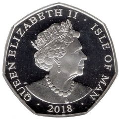 50 Pence - Elizabeth II The Coronation Orb, Silver Proof