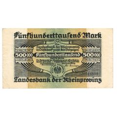 500 000 Mark Landesbank der Rheinprovinz