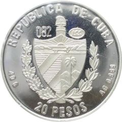 20 Pesos Cuban Tody Bird