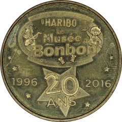 Monnaie de Paris Tourist Token - Haribo Le Musée du Bonbon - 20 ans