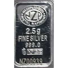 2.5 Gram Silver NZP