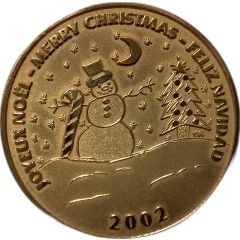Chrismas Token - Canada Numismate and Geologist Sainte-Foy, Quebec