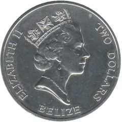 2 Dollars - Elizabeth II Queen Mother, silver proof