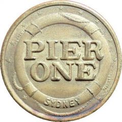 Token - Pier One Sydney, Brass Game Amusement Token