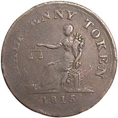 1/2 Penny Bale marked S.J. and Co