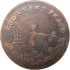1/2 Penny Dublin - God grant Peace