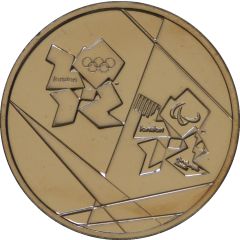 London 2012 50p Sports Collection Completer Medallion