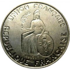 1 Franc Essai, raised design