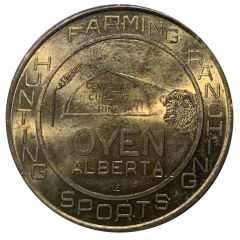 Token - Centennial Curling Rink Oyen, Alberta