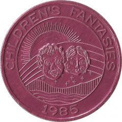 Mardi Gras Token - Krewe of Pontchartrain Children`s Fantasies, pink