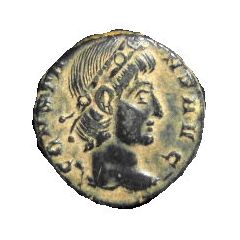 Nummus - Constans I GLORIA EXERCITVS, Nicomedia