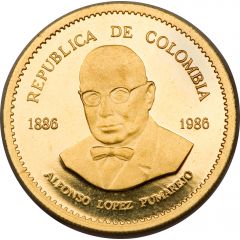 40 000 Pesos Alfonso Lopez-Pumarejo
