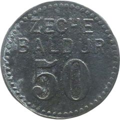 50 Pfennigs - Hervest Zeche Baldur