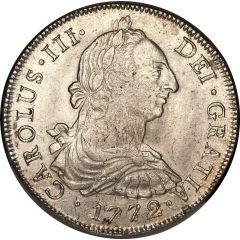 8 Reales - Carlos III Colonial Milled Coinage