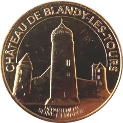 Monnaie de Paris Tourist Token - Département Seine-et-Marne Château de Blandy-les-Tours