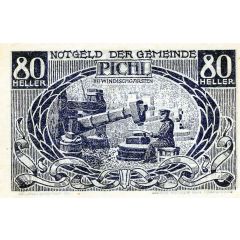 80 Heller Pichl bei Windischgarsten, Blue issue