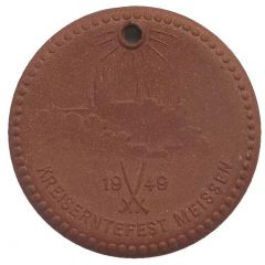 Medaille - Kreiserntefest Meissen 1949