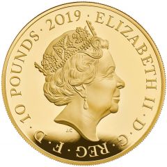 10 Pounds - Elizabeth II The Crown Jewels, Gold Proof
