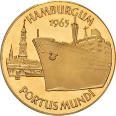 10 Ducats - Aureus Magnus Port of Hamburg