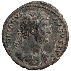 Dupondius or As - Hadrian INDVLGENTIA AVG COS III P P S C, Indulgentia
