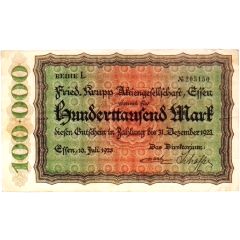 100 000 Mark Krupp