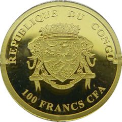 100 Francs CFA Protoplanetary Meteorite