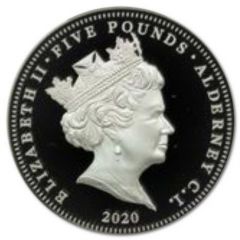 5 Pounds - Elizabeth II Three Graces, Silver