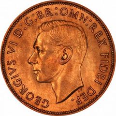 1 Penny - George VI without `IND:IMP`