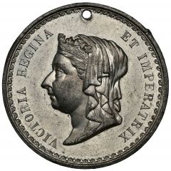 Medal - Victoria Golden Jubilee, J. Carter, white metal, 38mm