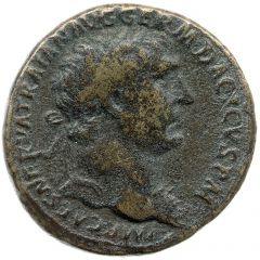 Sestertius - Trajan TR P VII IMP IIII COS V P P S C