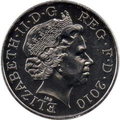 5 Pounds - Elizabeth II 4th portrait, Restoration of the Monarchy