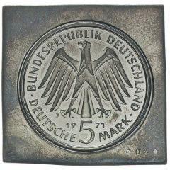 5 Deutsche Mark Martin Luther - Pattern