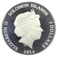 2 Dollars - Elizabeth II Tutankhamun