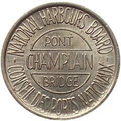 Toll Token - National Harbours Board Champlain Bridge