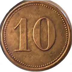 10 Pfennig Werth-Marke