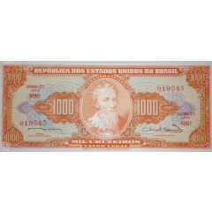 1000 Cruzeiros Thesouro Nacional, 2nd print, `Valor Legal`