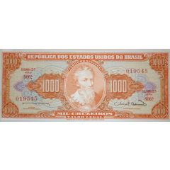 1000 Cruzeiros Thesouro Nacional, 2nd print, `Valor Legal`