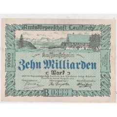 10 000 000 000 Mark Oberamt Leutkirch