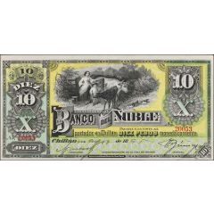 10 Pesos Banco del Ñuble