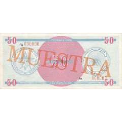 50 Pesos `C` Foreign Exchange Certificate-Round `C`