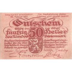 50 Heller Steiermark