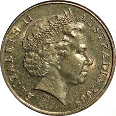 1 Dollar - Elizabeth II 4th Portrait - Peace - End World War II