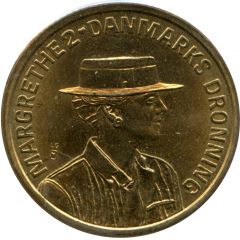 20 Kroner - Margrethe II 50th Birthday