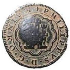8 Maravedis - Felipe III countermark