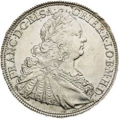 Thaler - Francis I of Lorraine, as co-ruler without X