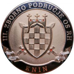 Croatian Army III. Zborno područje OS RH, Knin