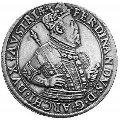2 Thalers - Ferdinand II of Tyrol Posthumous, Hall