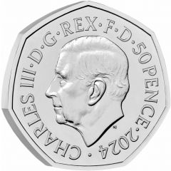 50 Pence - Charles III Tyrannosaurus