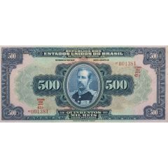 500 Mil Réis Thesouro Nacional, 15th. Print