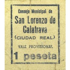 1 Peseta San Lorenzo de Calatrava
